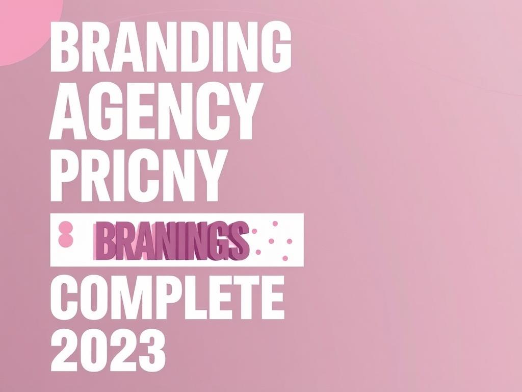 Branding Agency Pricing: A Complete Guide for 2025